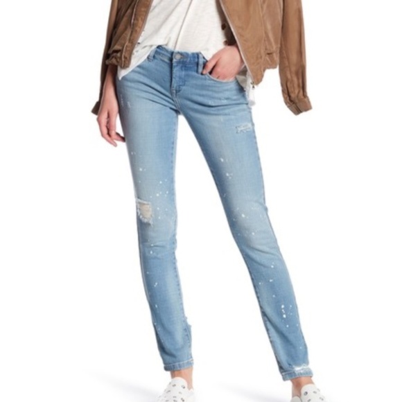 BLANK NYC Skinny Classique Splatter Jeans Womens Size 25 Distressed NWT - Picture 3 of 10